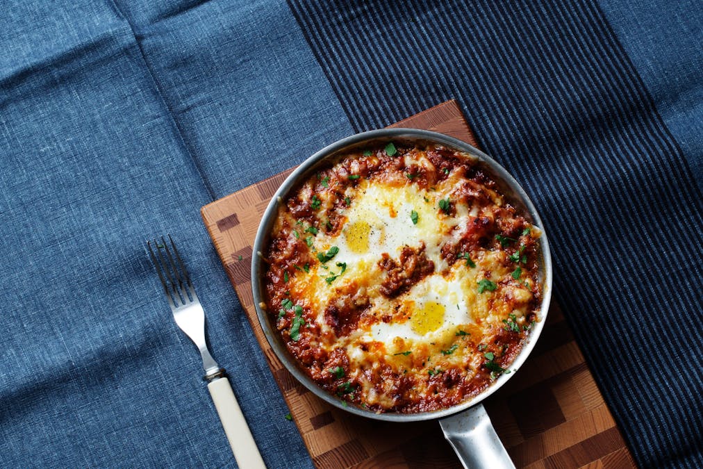 Keto baked eggs