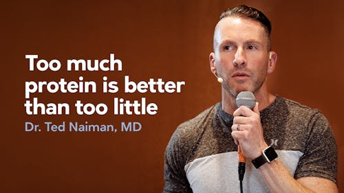 Too much protein is better than too little