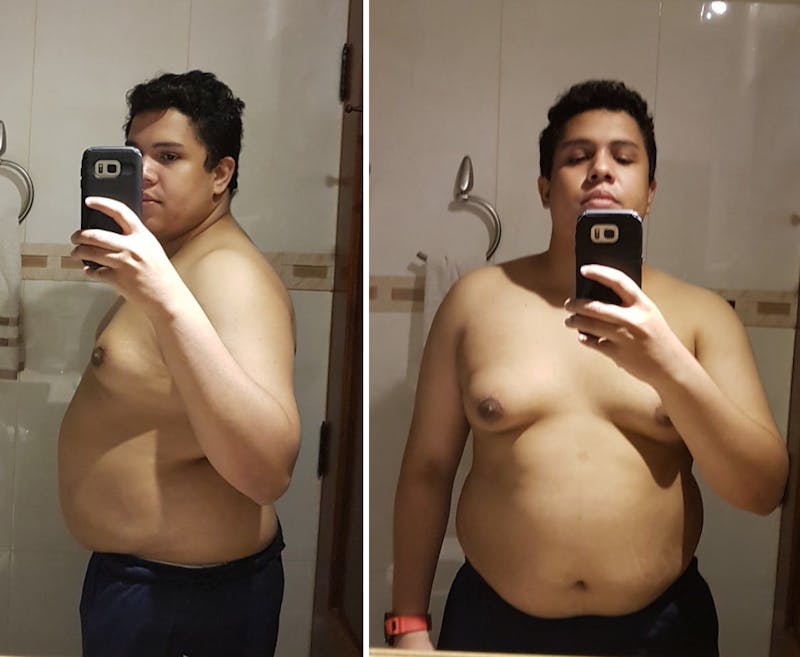 Javier before keto diet